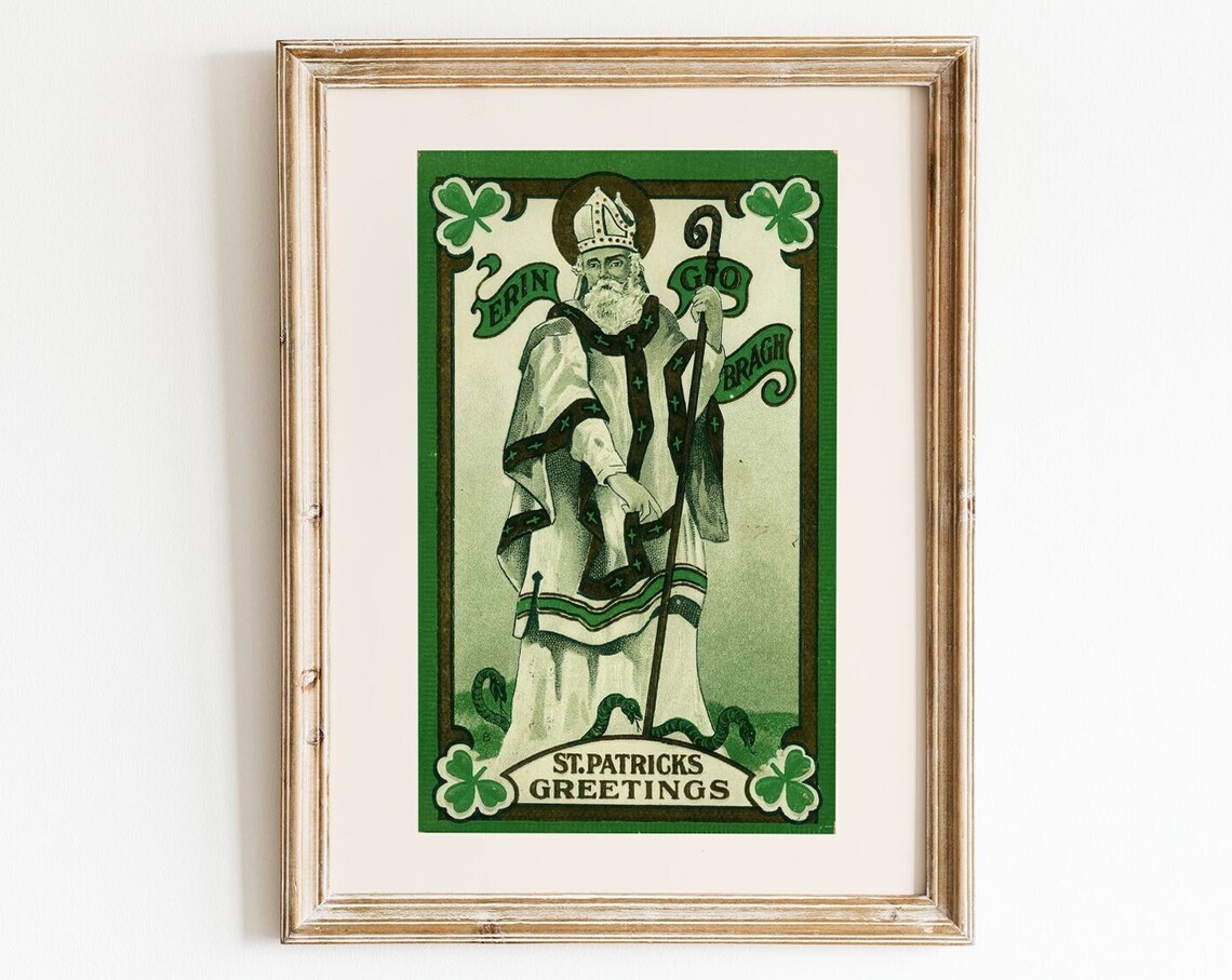 Erin Go Bragh Vintage Irish St Patricks Day Art Print - Image 5