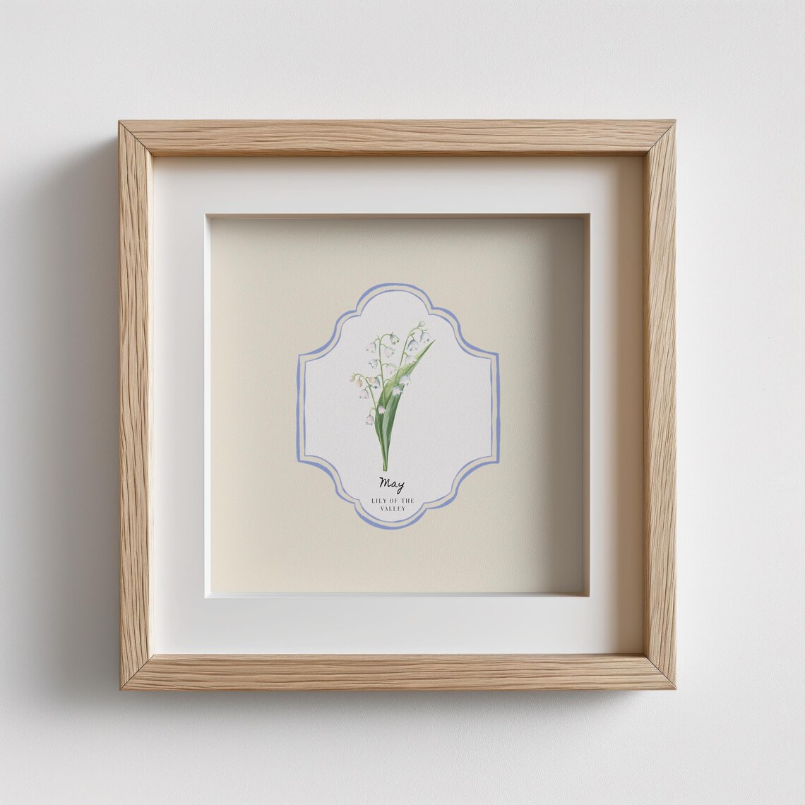 May Birth Month Flower Personalized Gift Print - Image 4