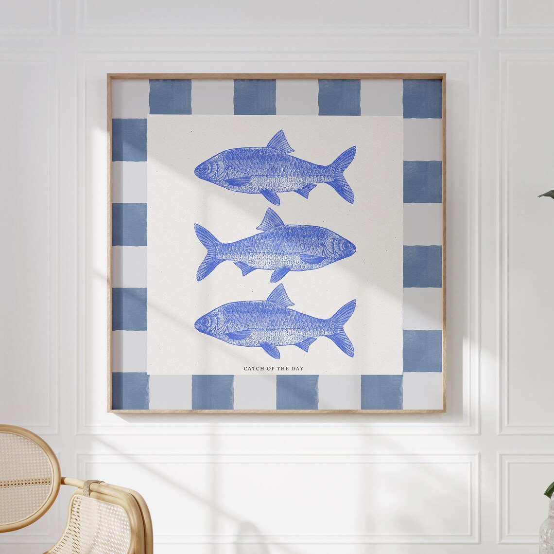 Catch Of The Day Salmon Illustration Art Print