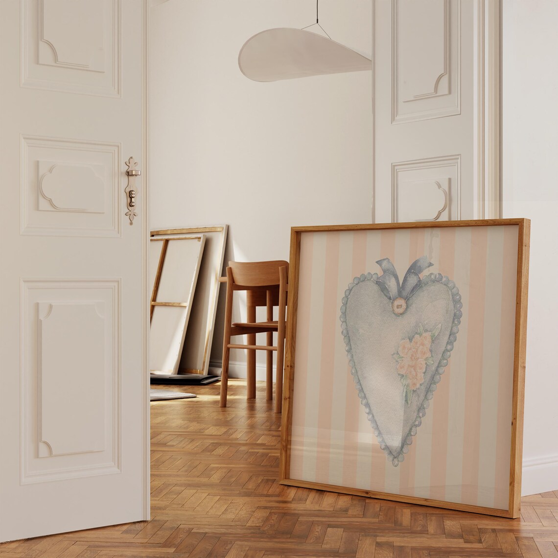 Valentine's Day Heart Illustration, Trendy Decor - Image 4