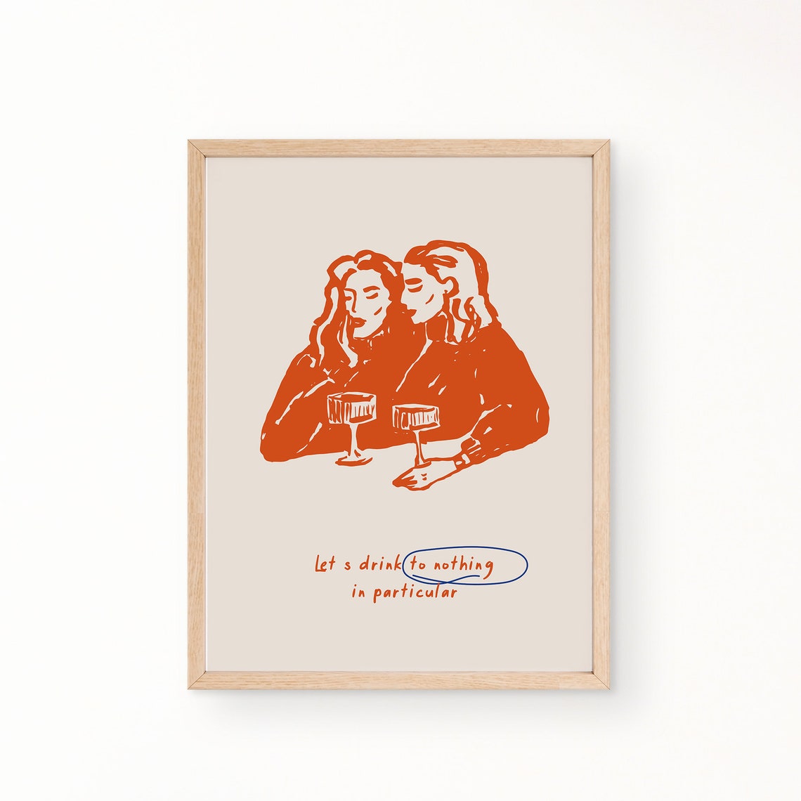 Friends Cocktail Vintage Kitchen Wall Art Print - Image 3