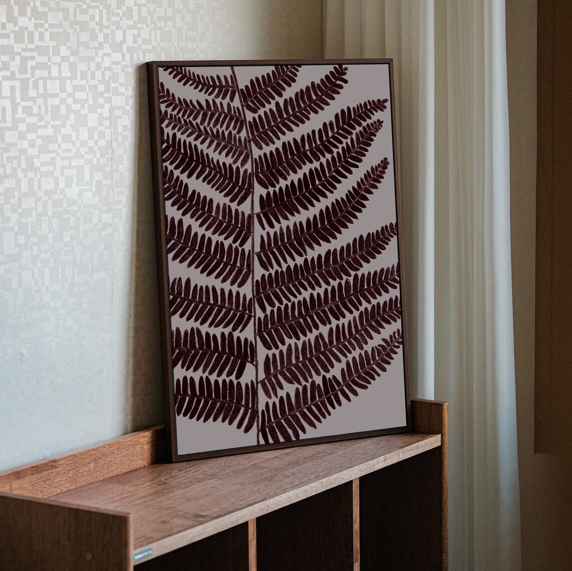 Scandi Poster Art, Abstract Botanical Art Print - Image 2