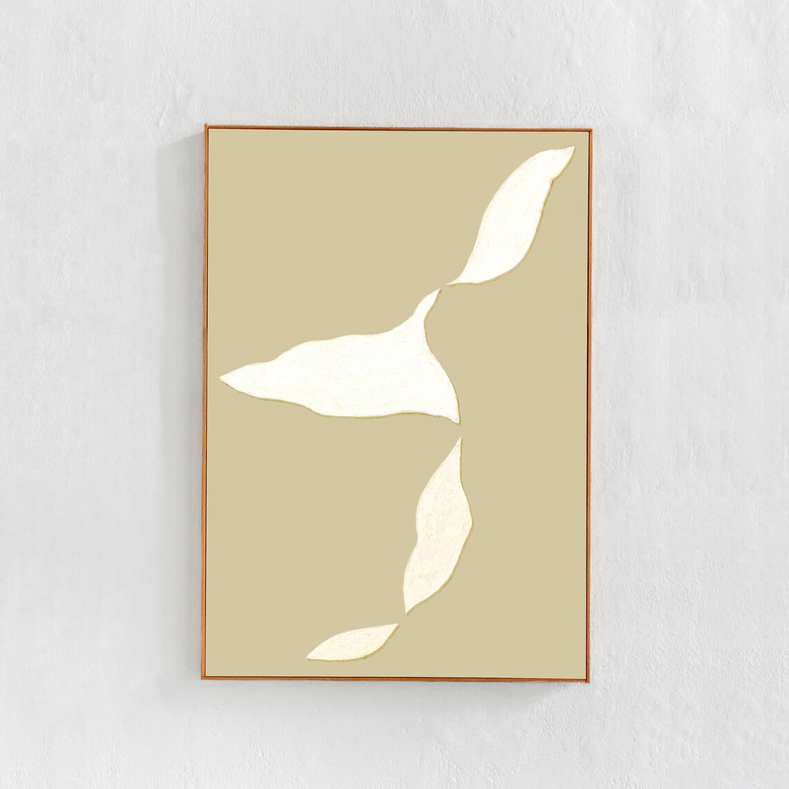Abstract Minimalist Japandi Painting, Contemporary
