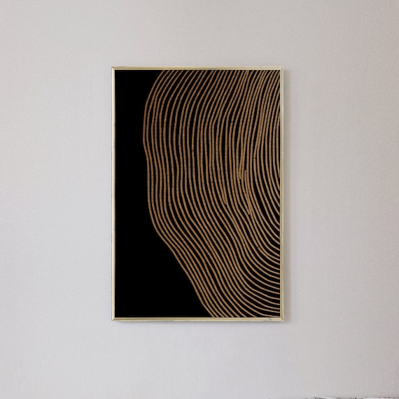 Abstract Print, Scandinavian Modern Minimalist