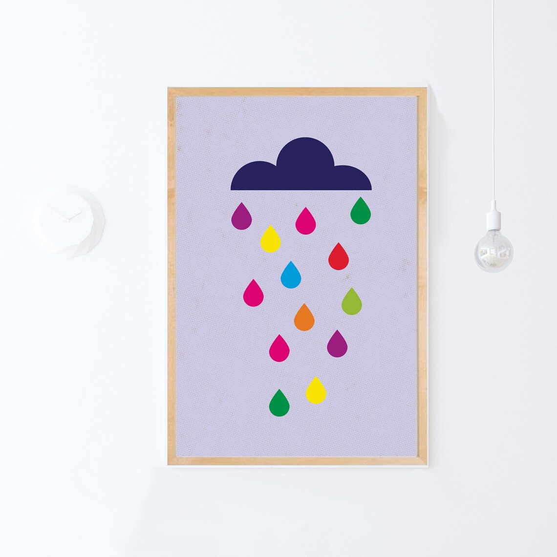 Cloud Art Print, Play Room Decor