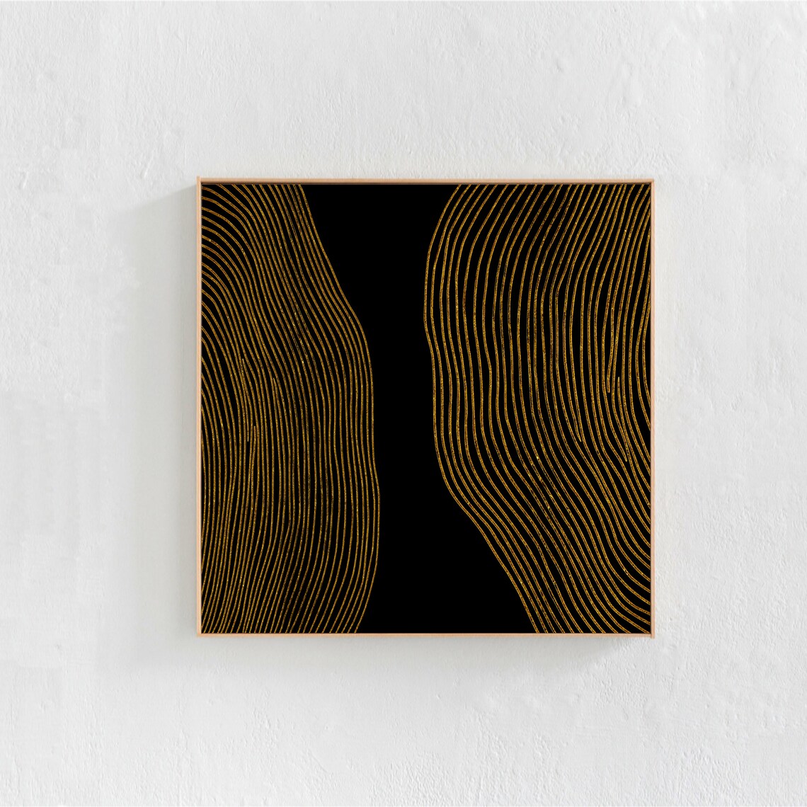 Abstract Line Art, Scandi Boho Wall Art Print