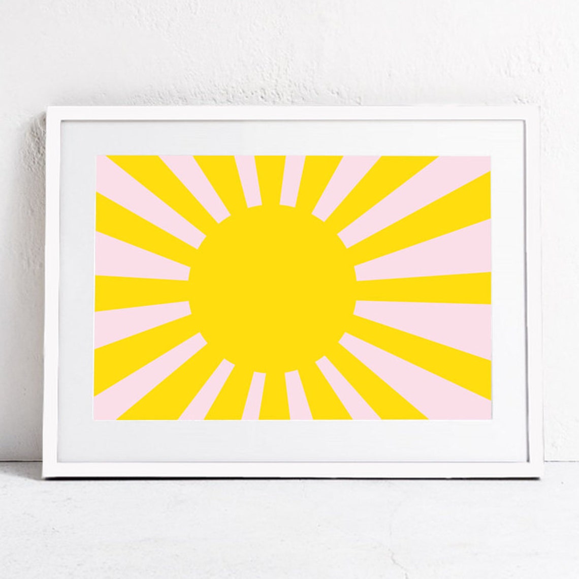 Sun Art Nursery Wall Art Print, Modern Kids Decor - Image 2