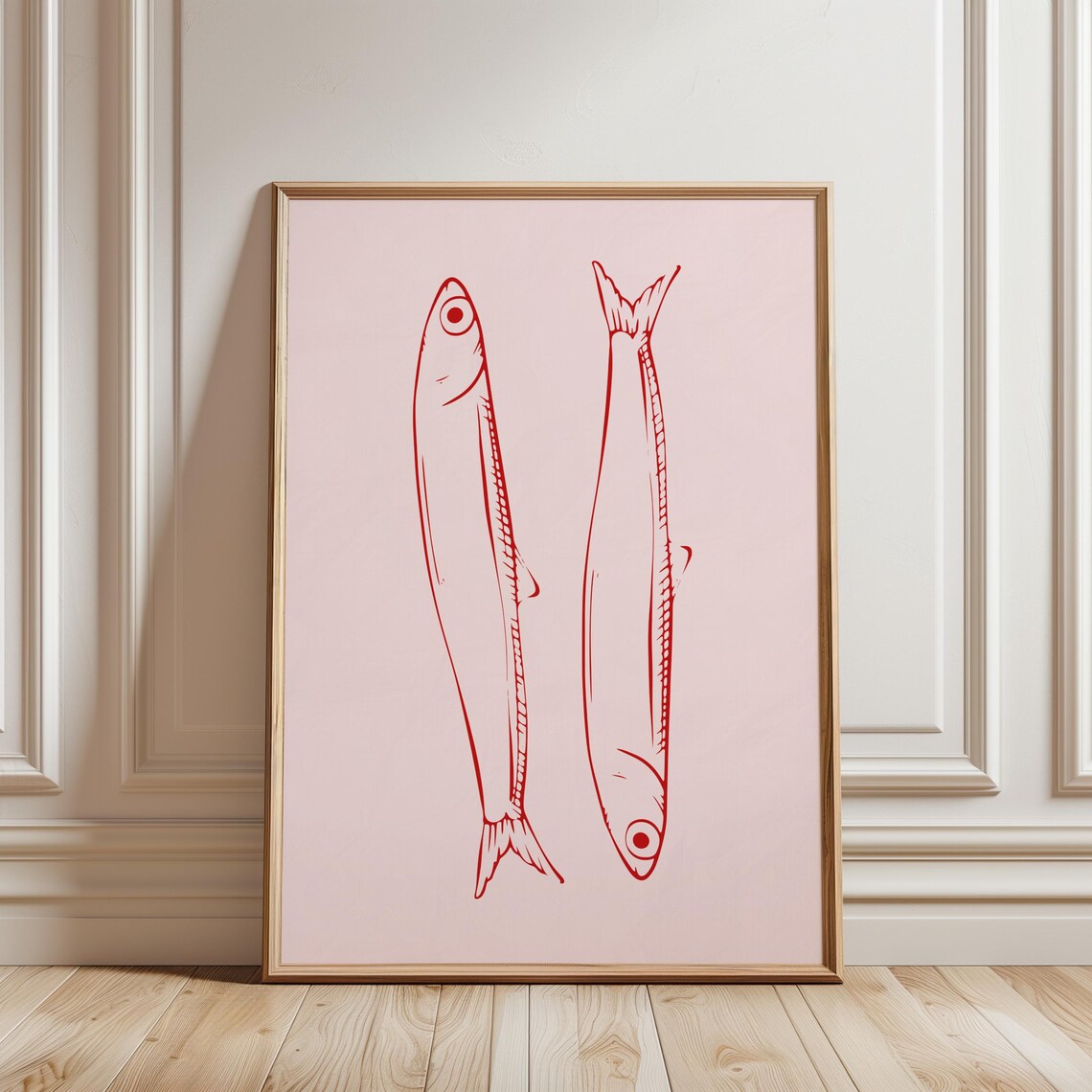 Sardine Fish Prints, Vintage Kitchen Art Print - Image 3