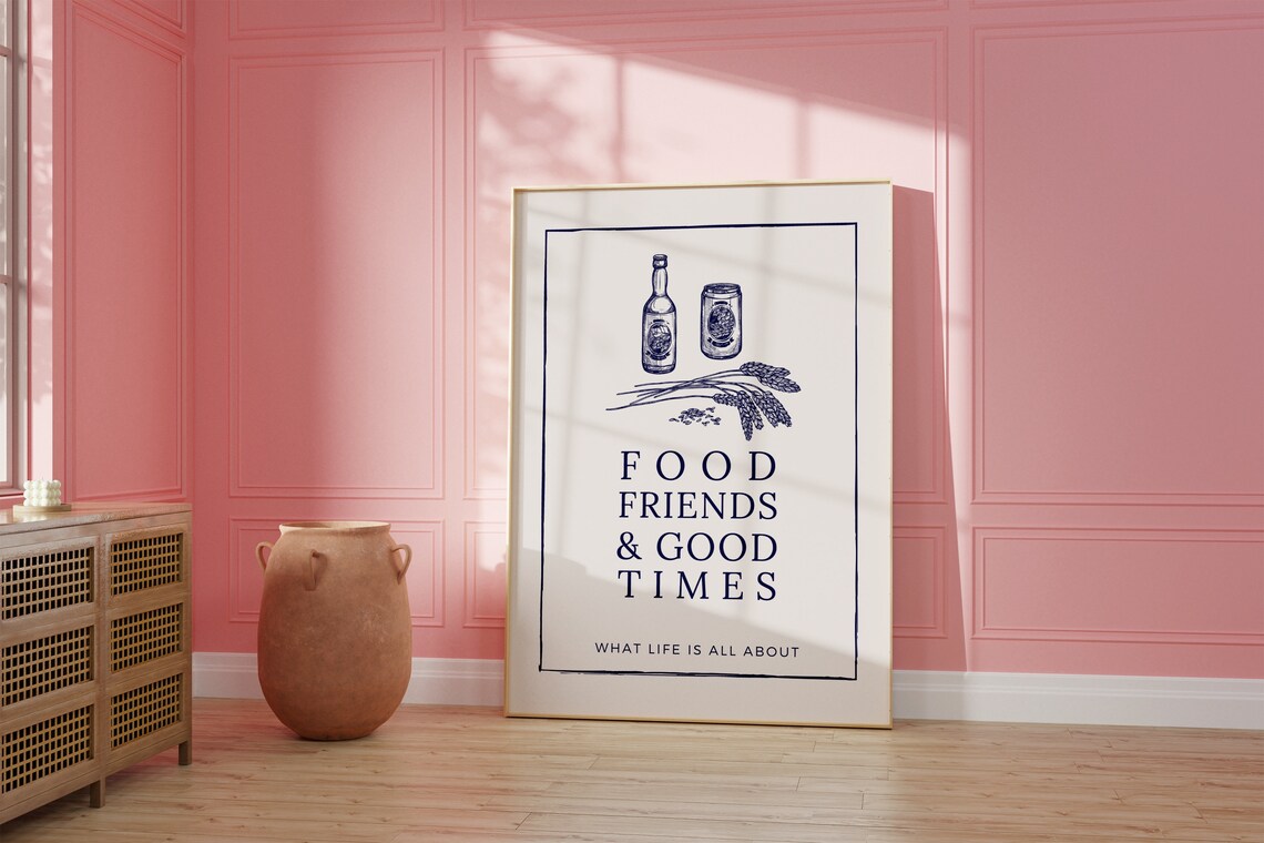 Vintage Good Times, Retro Quote Art Print - Image 3
