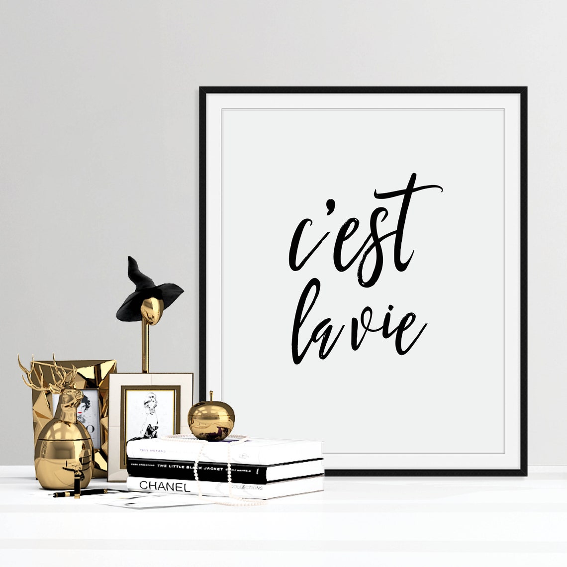 Cest La Vie Wall Art Cest La Vie French Wall Art Travel Gifts French Poster French Language France Decor France Gifts - Image 5