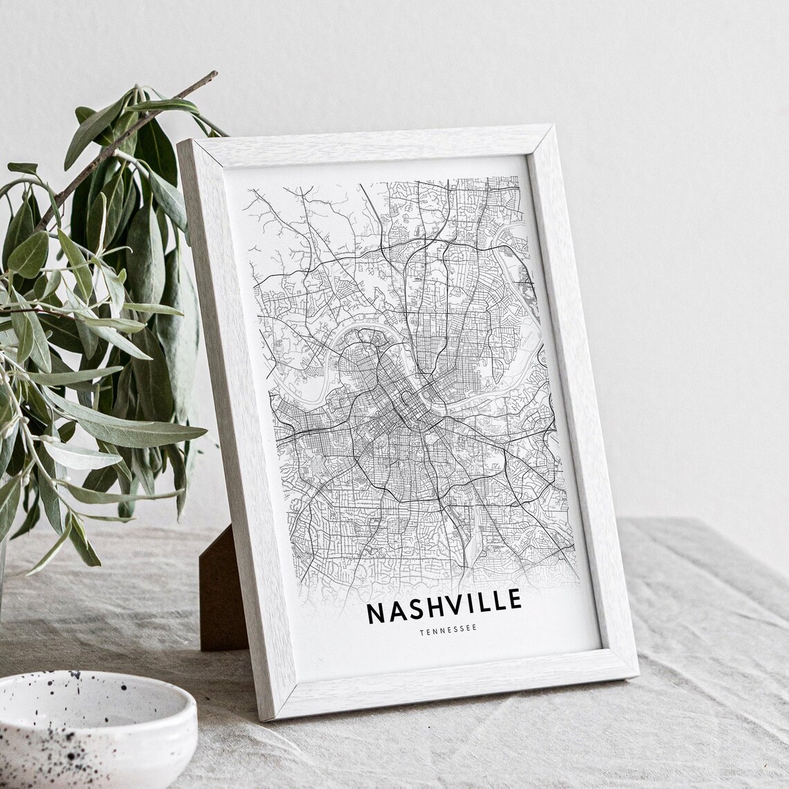 Nashville Map Poster, Nashville USA Travel Map - Image 4