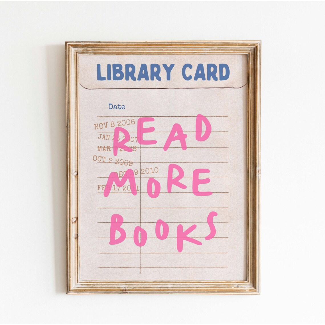 Read More Books, Retro Poster For Readers