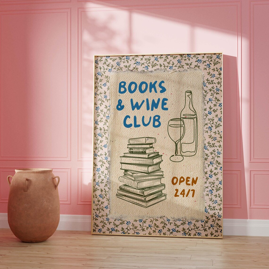 Book Club Poster, Bookish Gift for Reading Lovers - Image 3