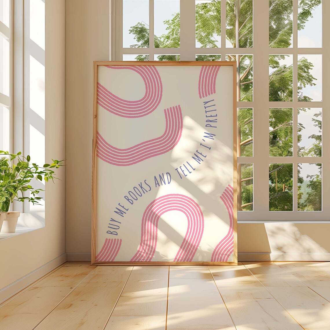 Retro Book Poster, Reading Nook Decor - Image 4