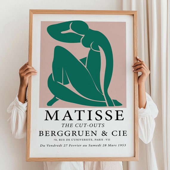 Matisse Poster Green Woman Print Wall Art Body Home Decor Birthday Gifts Modern