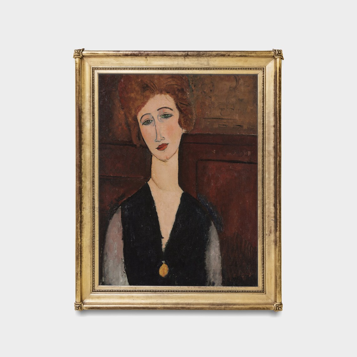 Antique Woman Portrait, Vintage Rustic Art Print - Image 4