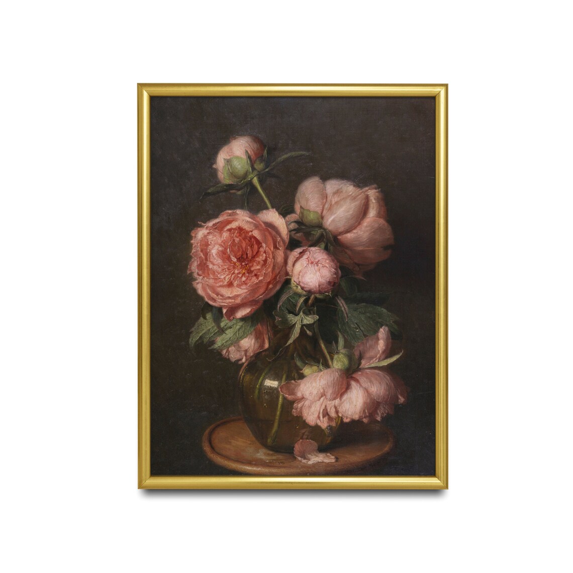 Vintage Still Life With Flowers, Rustic Farmhouse Print - Image 3