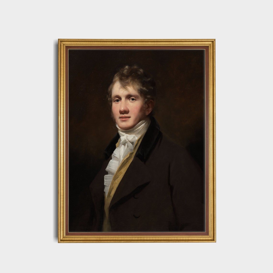 Regency Gentleman Portrait Vintage Classic Oil Painting Wall Poster - Image 5