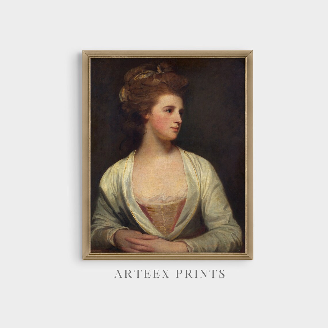Vintage Victorian Lady Portrait, Antique Wall Art Print - Image 4