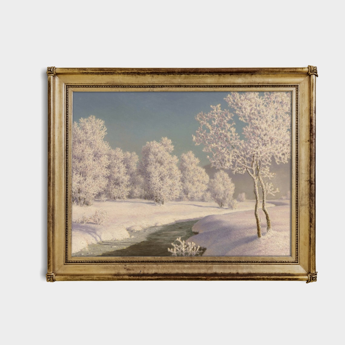 Frost-Covered Trees Glowing in Bright Winter Sunlight Poster - Image 3