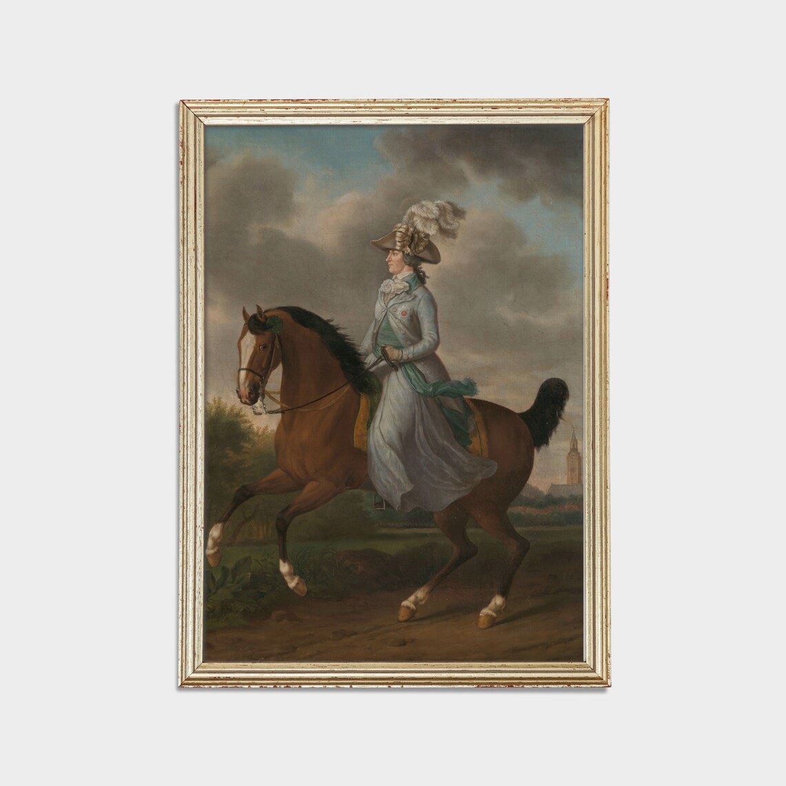 Horse Painting, Vintage Equestrian Art Print - Image 2