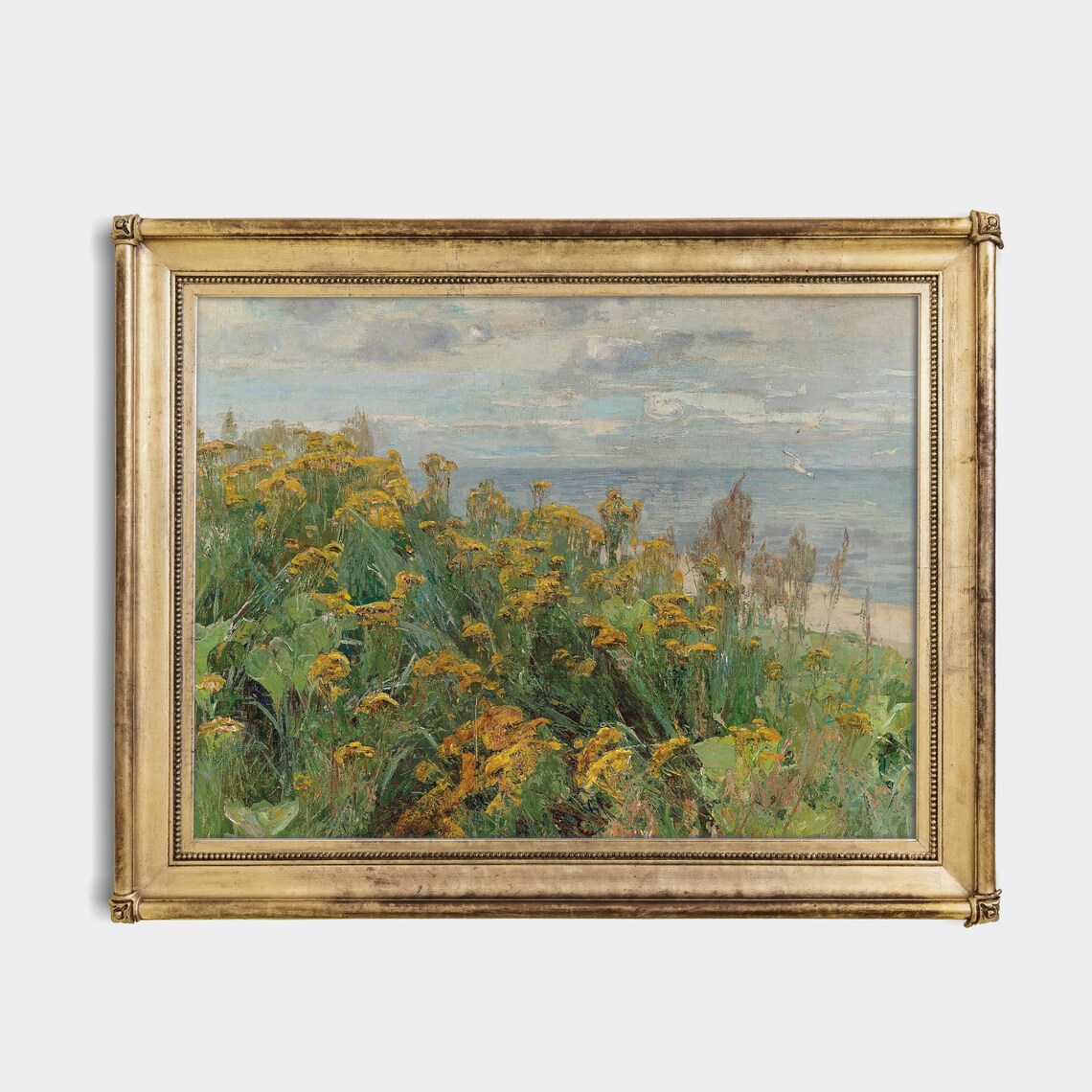 Vintage Summer Field Landscape Art Print, Farmhouse - Image 4