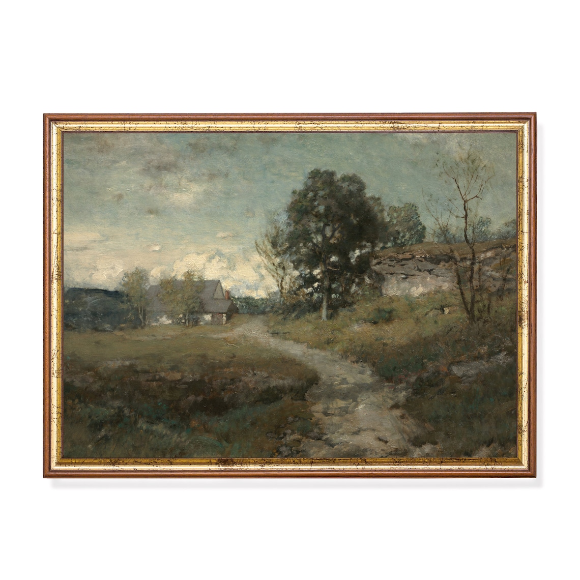 Vintage Landscape Painting Country Landscape Poster