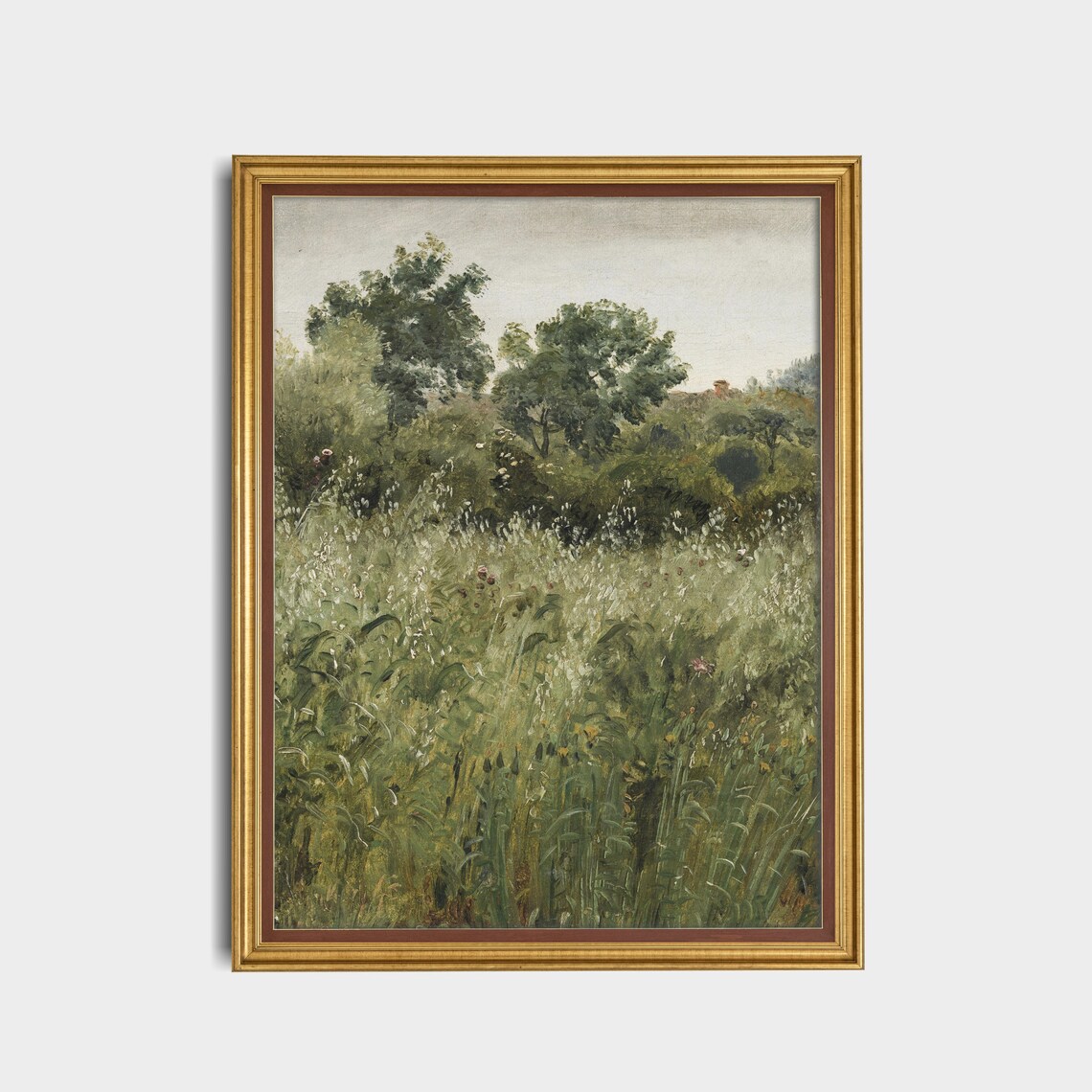 Vintage Country Landscape Farm Field Poster - Image 3
