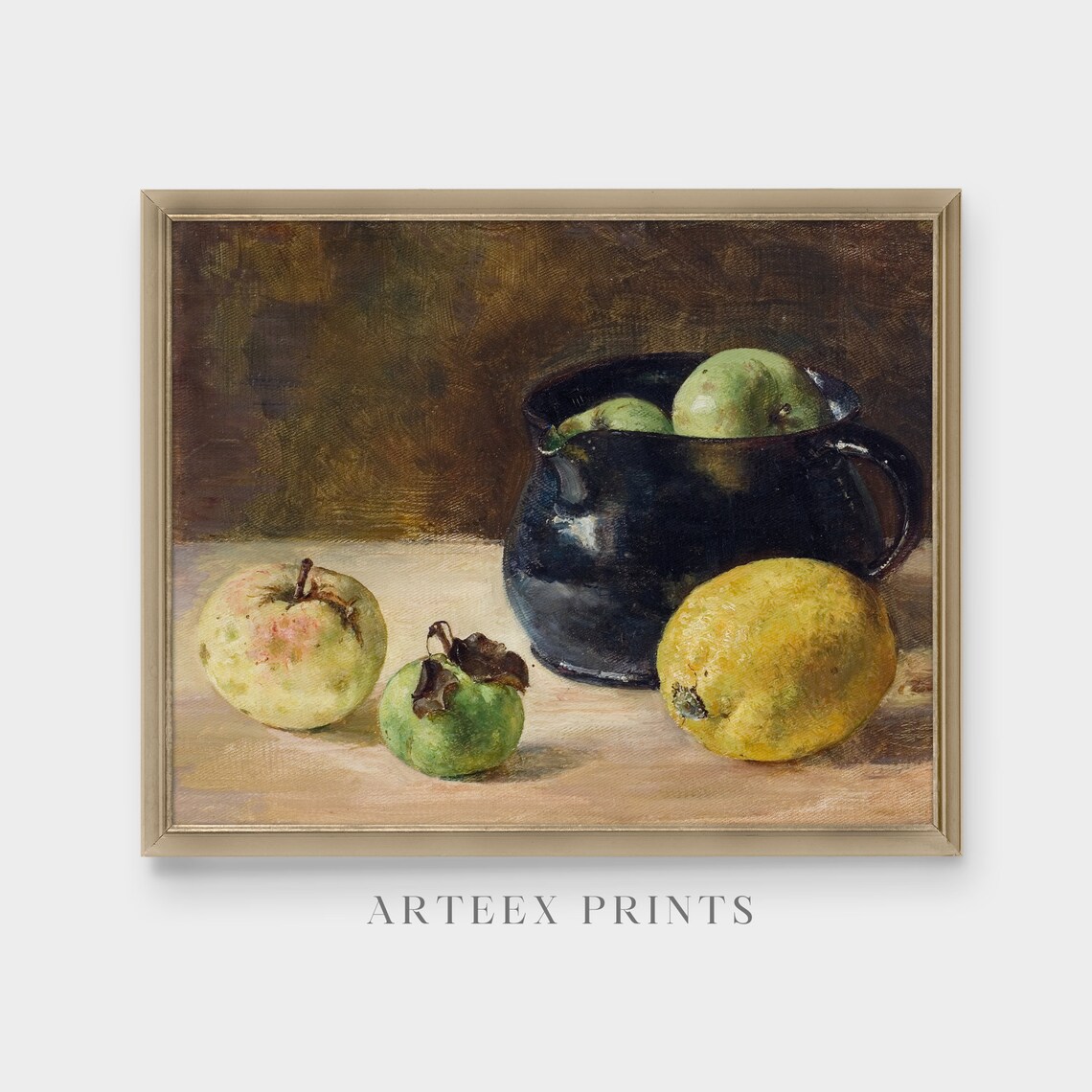 Vintage Still Life With Fruits, Farmhouse Art Print - Image 3