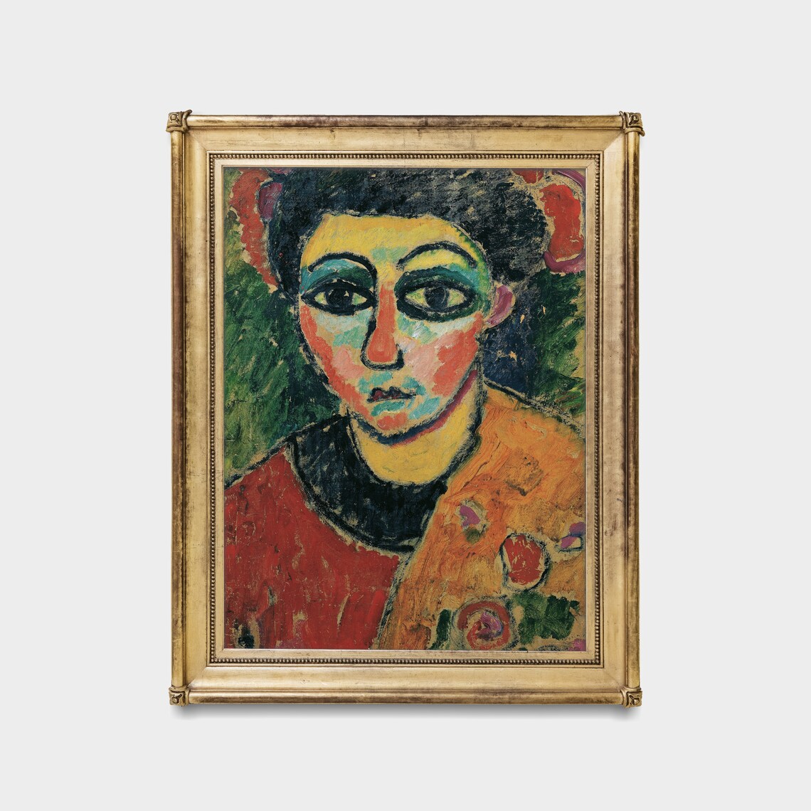 Bold Fauvist Woman Portrait With Vivid Color Expressionist Poster - Image 3
