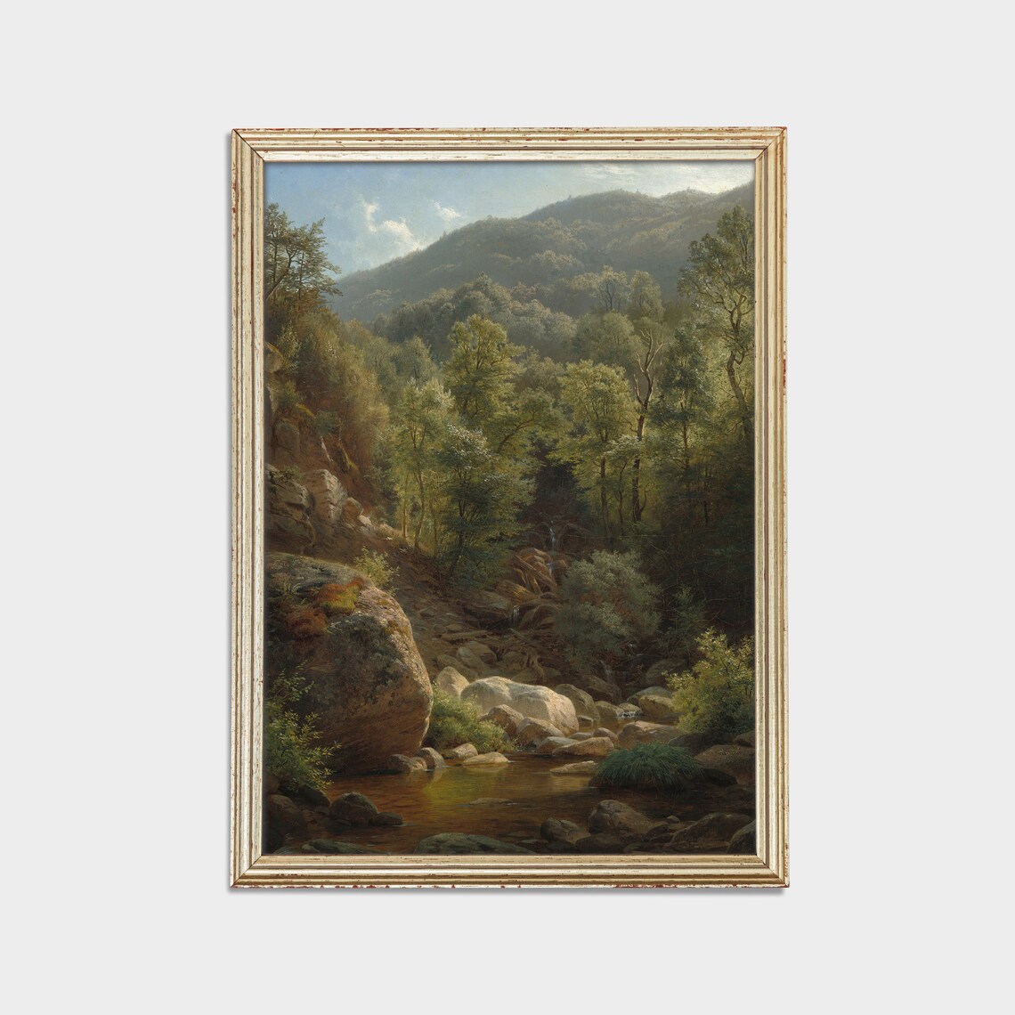 Vintage Country Landscape, Farmhouse Wall Art Print - Image 2