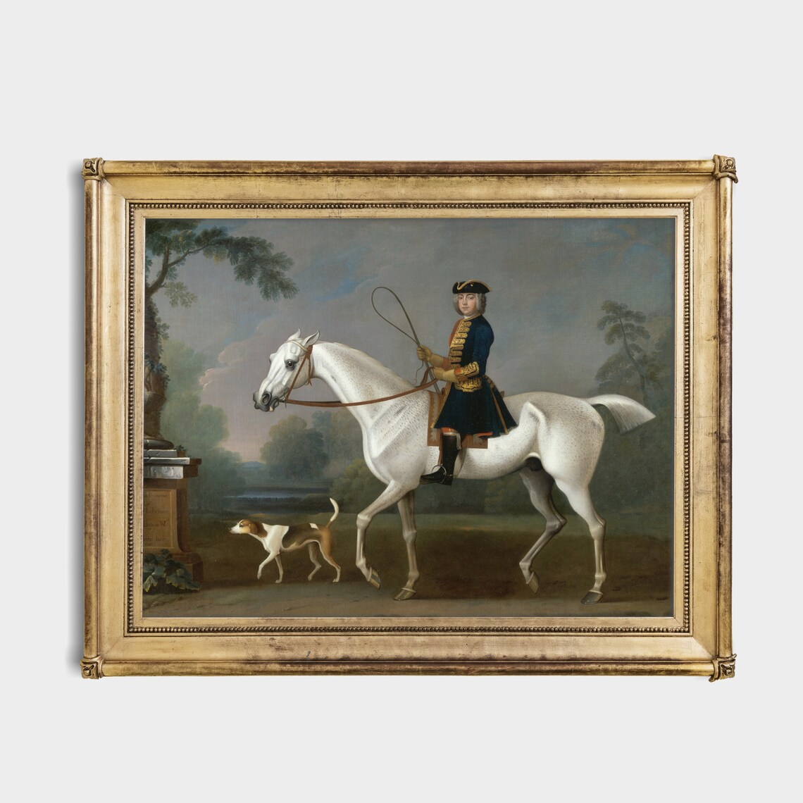 Vintage Horse Painting, Farmhouse Animal Wall Art - Image 4