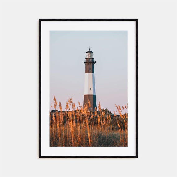 Tybee Island Colorful Travel Poster Print