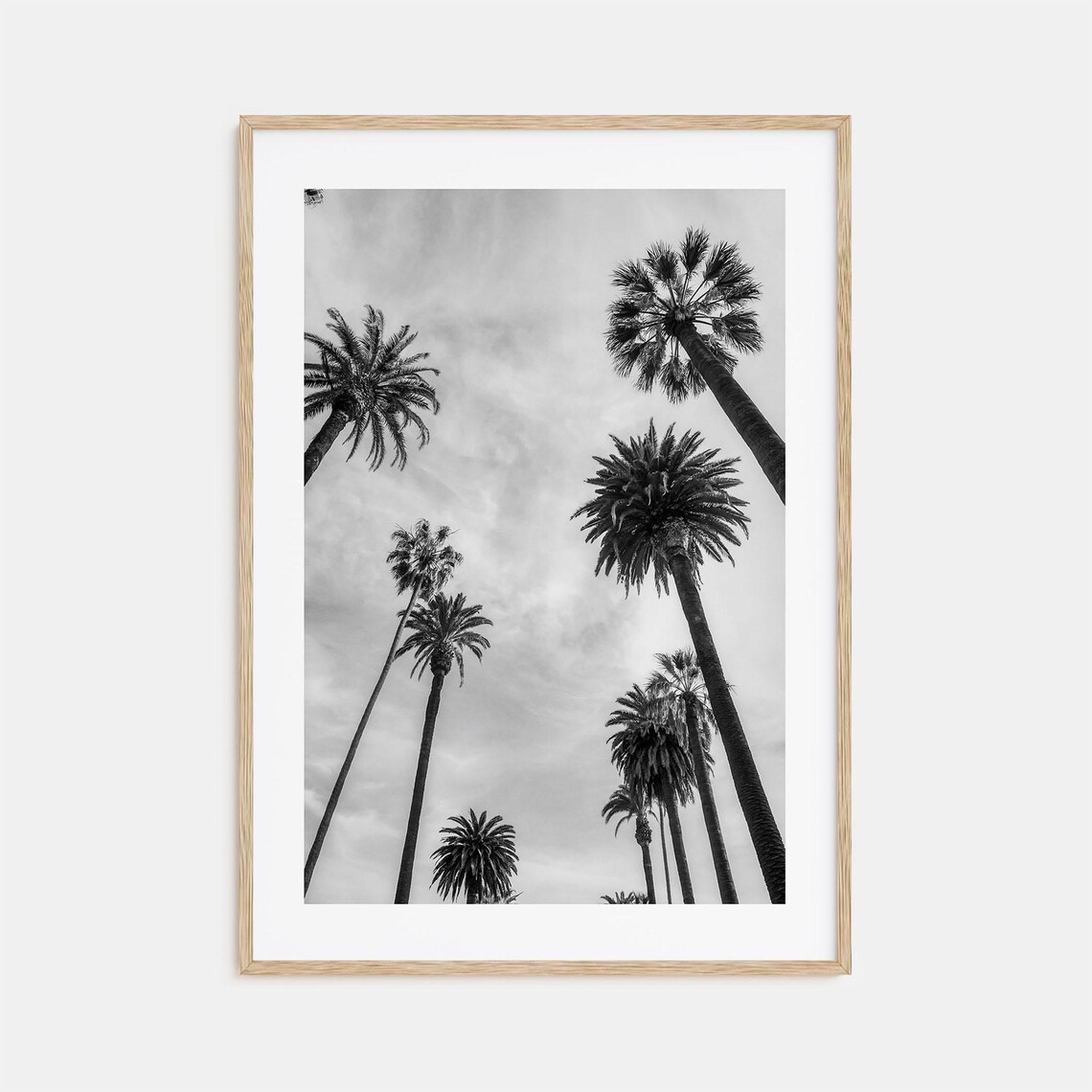 Santa Monica Black And White Travel Poster, No. 1