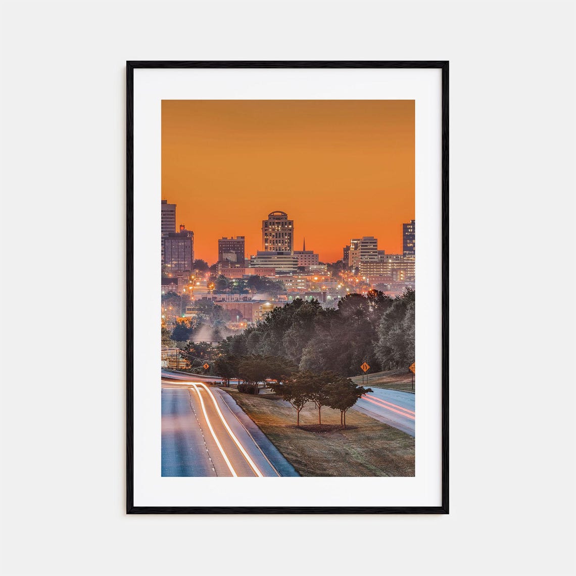 Columbia South Carolina Colorful Poster Print Columbia South Carolina Photo Wall Art Wall Decor Travel Print Street Map Poster City Map