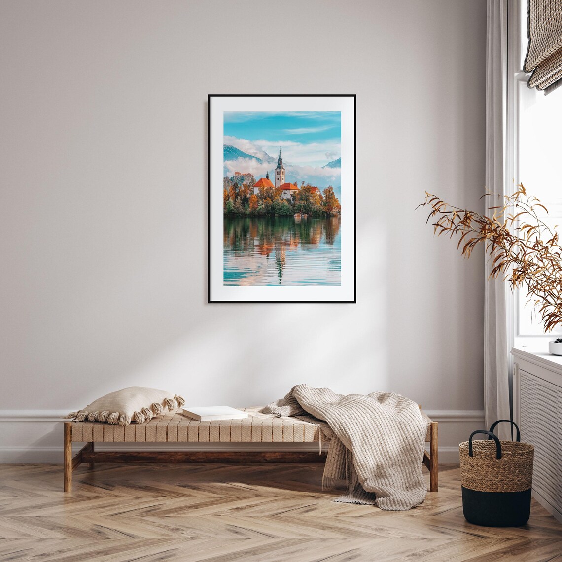Slovenia Travel Poster, Colorful City Map Art Print - Image 2