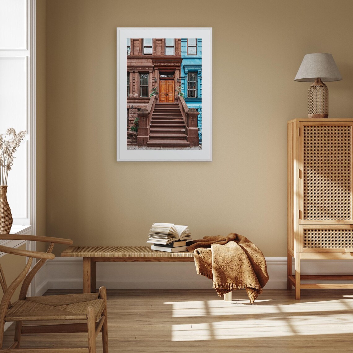 The Bronx NYC Historic Brownstone Stoop Doorway Photo Poster - Image 2