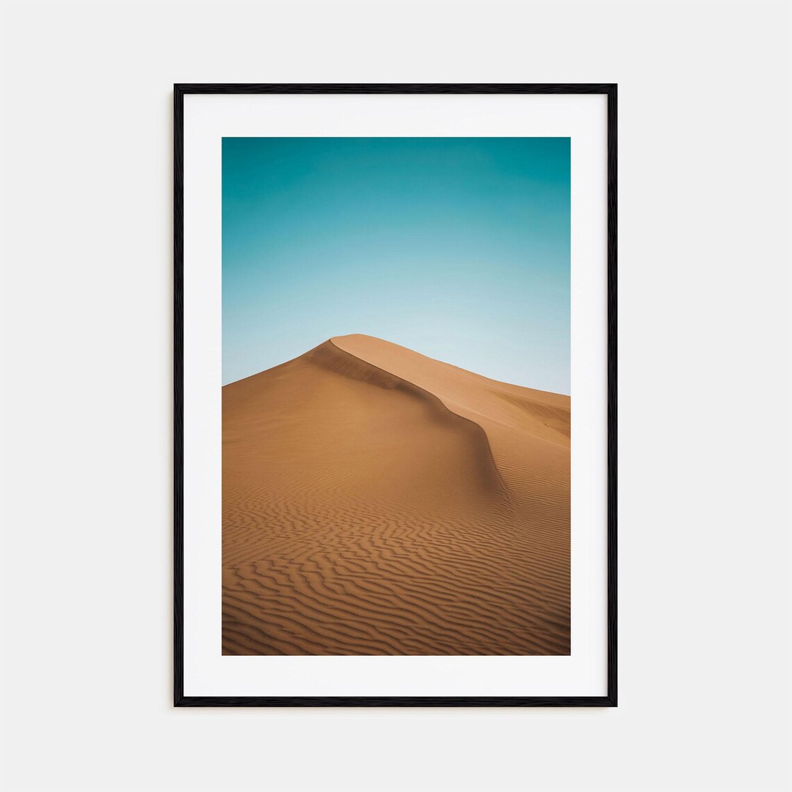 United Arab Emirates Minimalist Sand Dune Desert Art Photo Poster