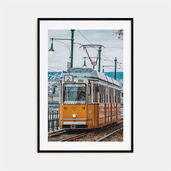 Budapest Colorful Travel Poster, City Map Art Print