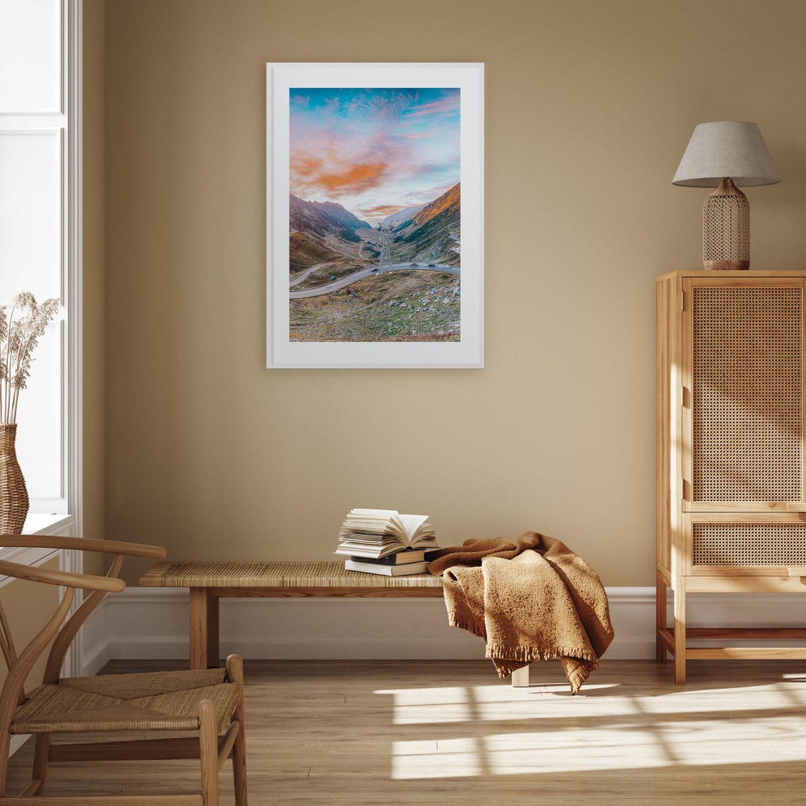 Romania Transfagarasan Winding Mountain Road Sunset Drive Poster - Image 3