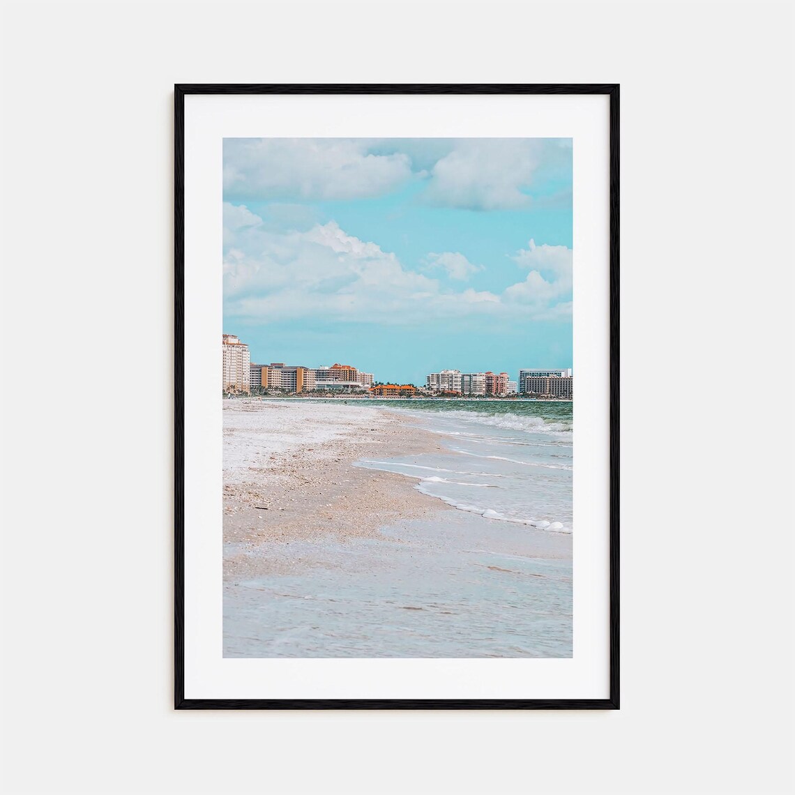 Marco Island Travel Poster, Street Map Art Print