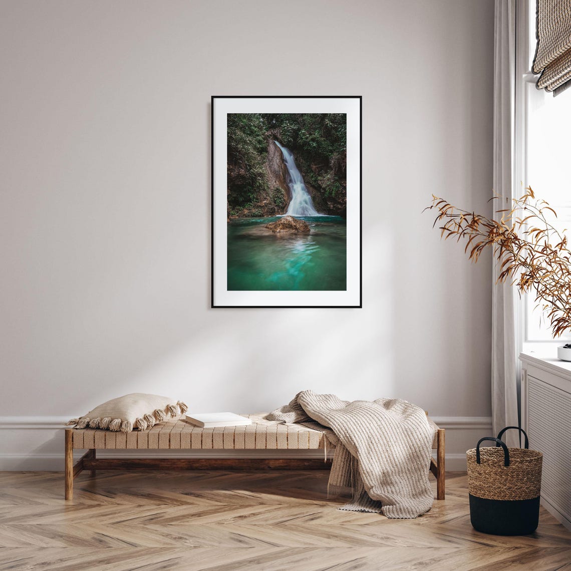 Cebu Philippines Waterfall Poster Jungle Pool Turquoise Falls - Image 2