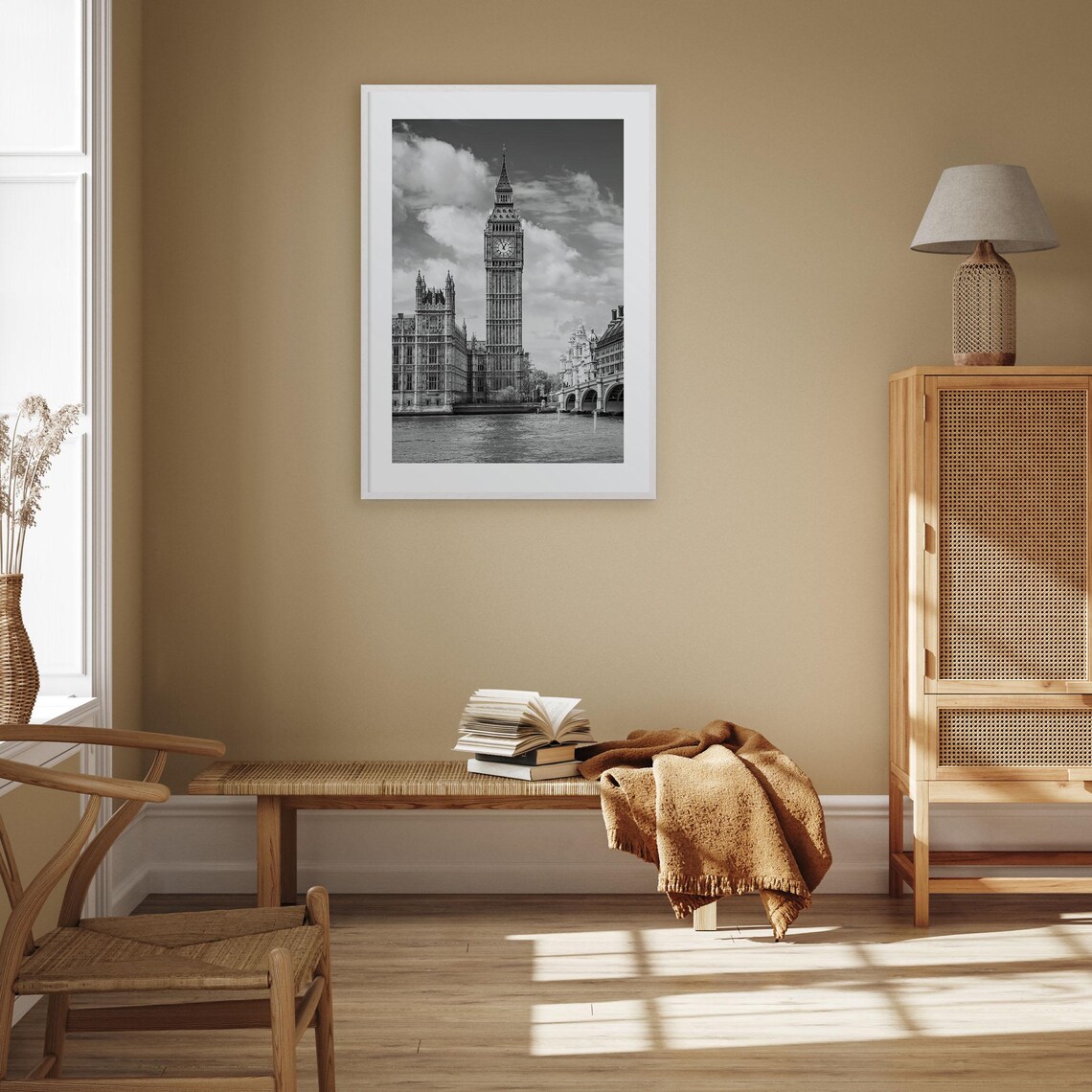 London Black And White Travel Poster, Photo Print - Image 3