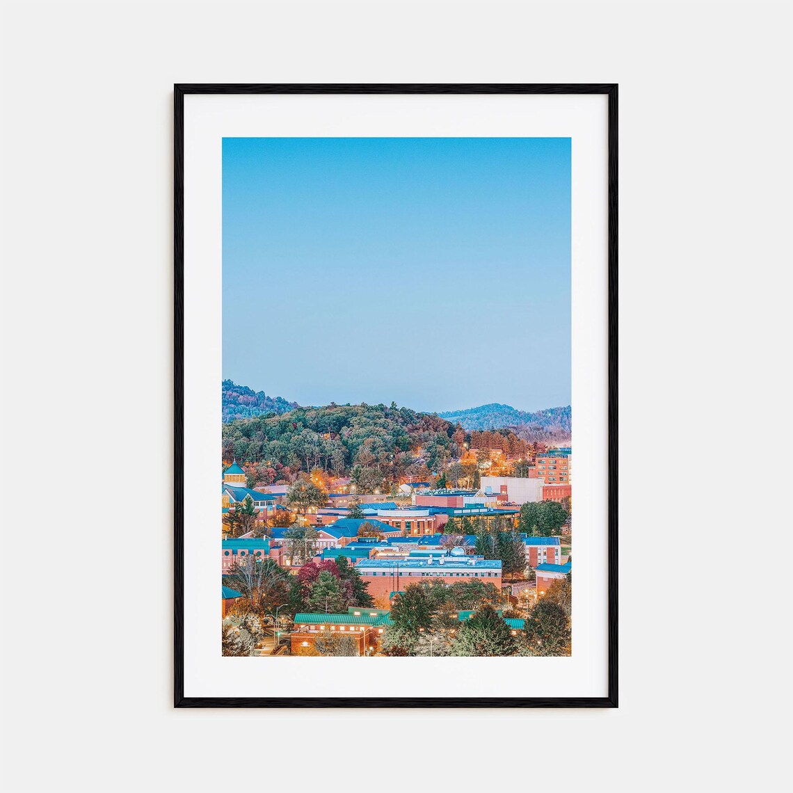 Boone Travel Poster, Street Map City Map Print