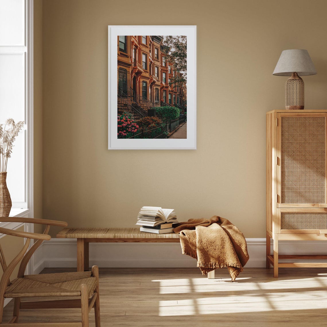 Bedford Stuyvesant Colorful Poster Print Bedford Stuyvesant Photo Wall Art Wall Decor Travel Print Street Map Poster City Map - Image 2