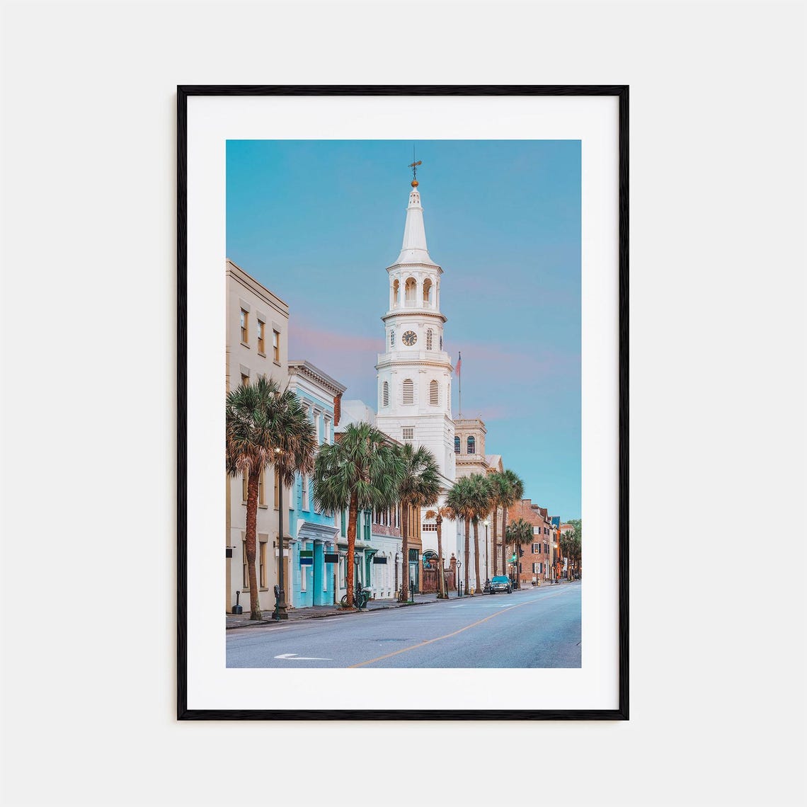 Charleston South Carolina Colorful Poster Print Charleston South Carolina Photo Wall Art Decor Travel Print Street Map Poster City Map