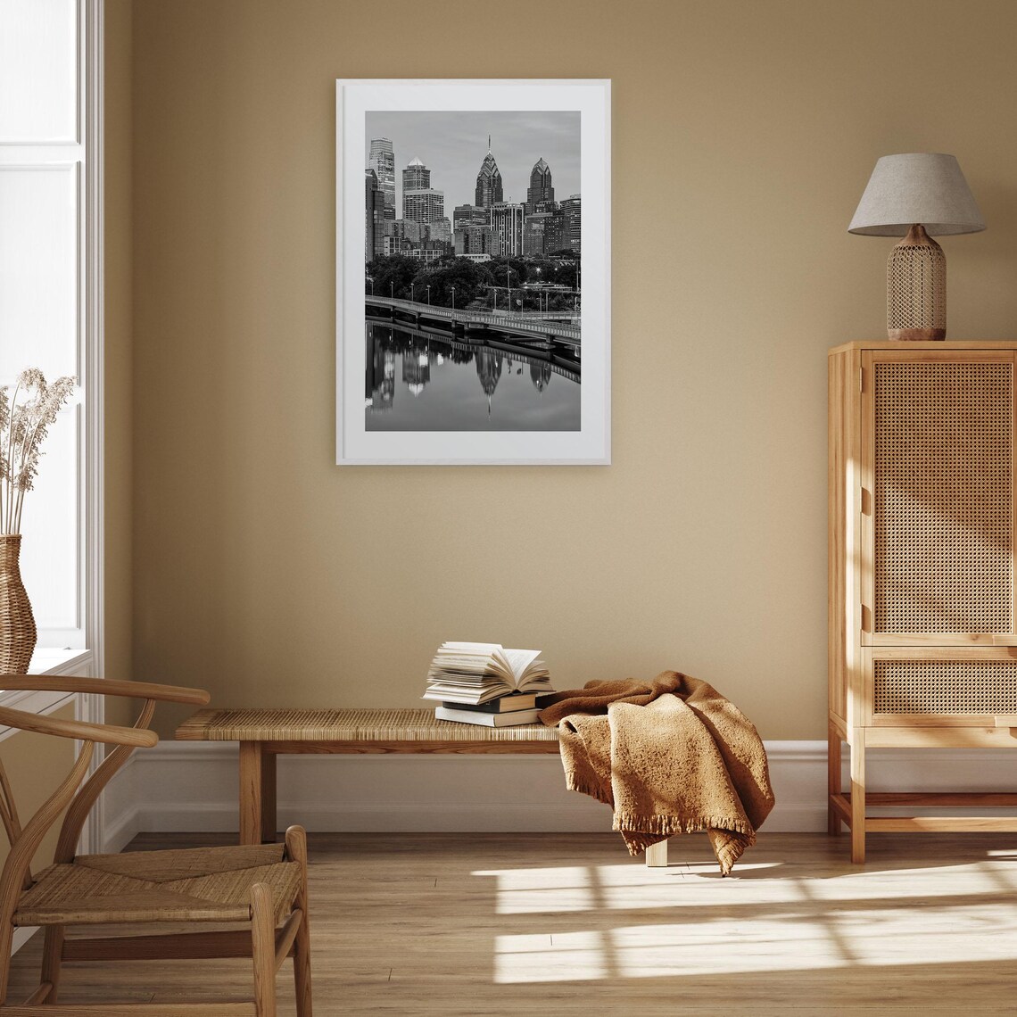 Philadelphia Black And White Travel Poster Print No. 2 - Image 3