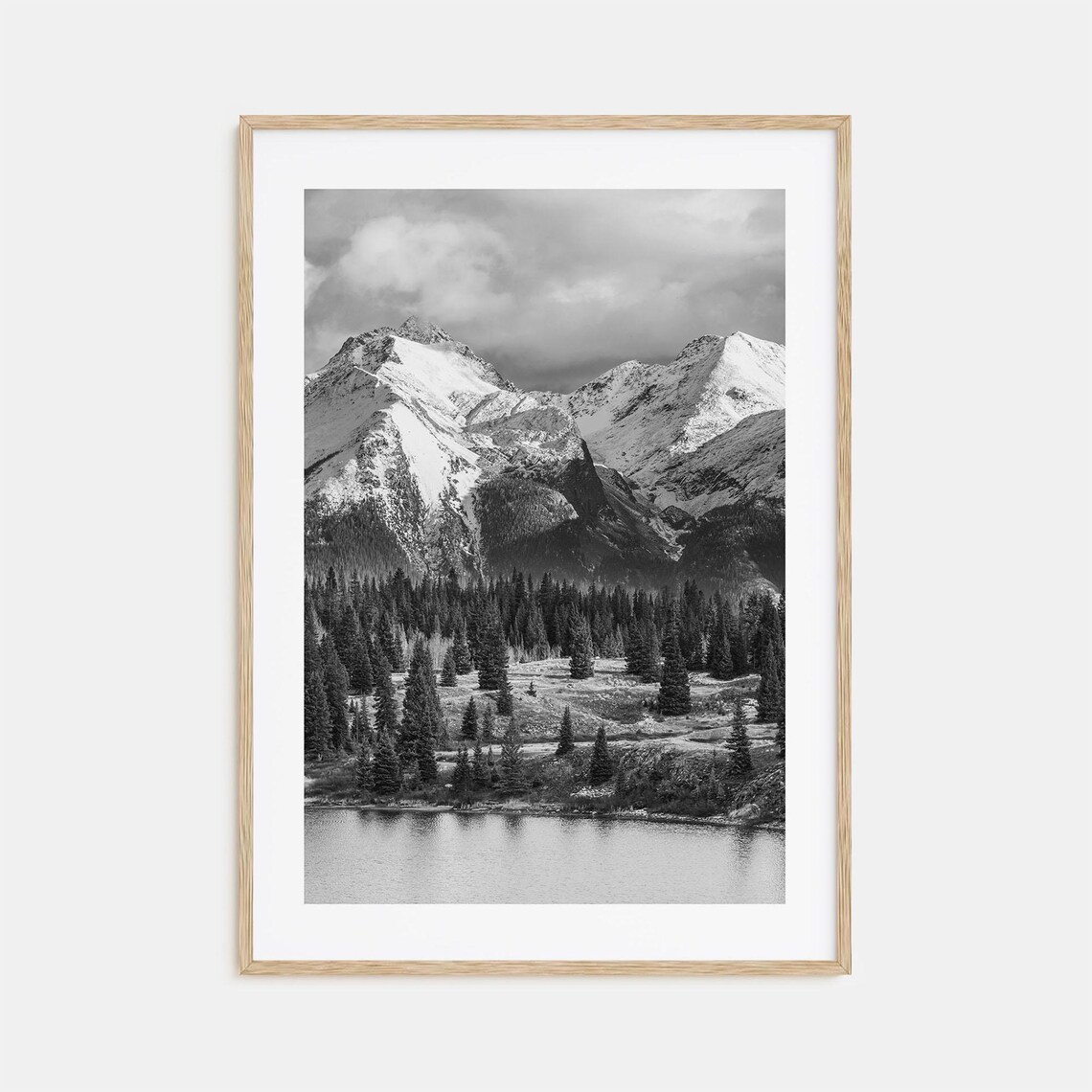 Colorado Black And White Travel Poster, Map Art Print