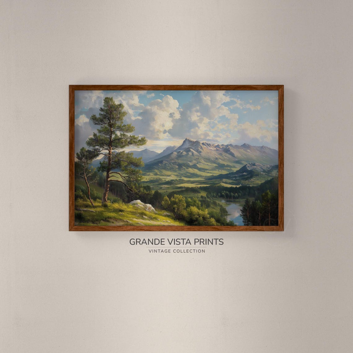 Mountain Painting Landscape Wall Art Instant Art Print Landscape Print Gv4184 - Image 2