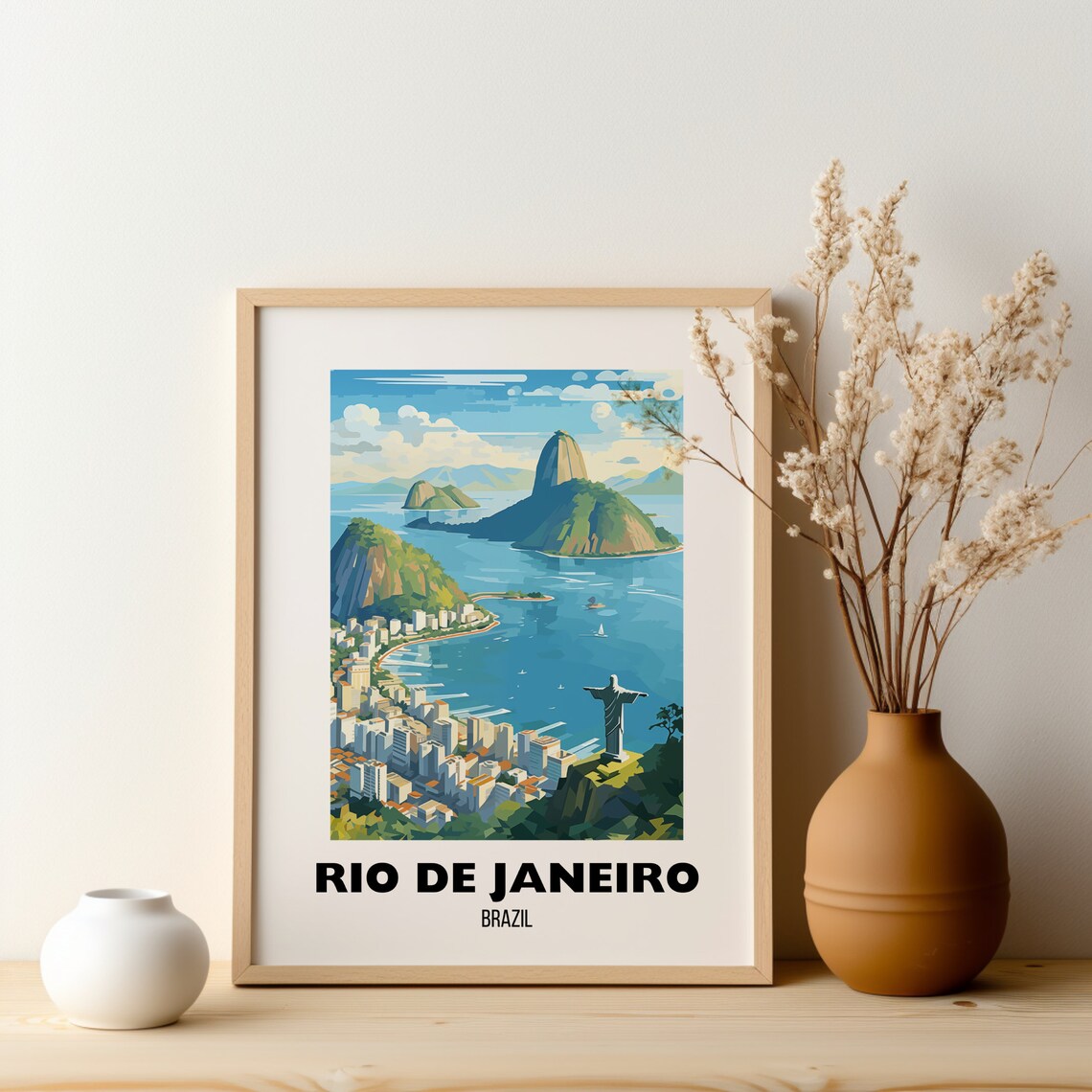 Rio De Janeiro Travel Poster, City Travel Art Print - Image 2
